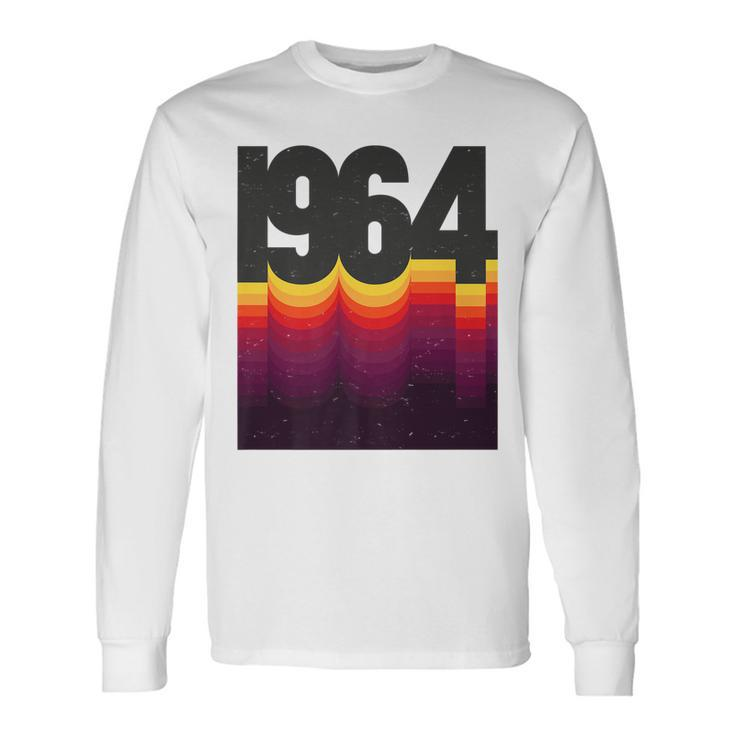 58Th Birthday Vintage Retro Style 1964 V2 Long Sleeve T-Shirt