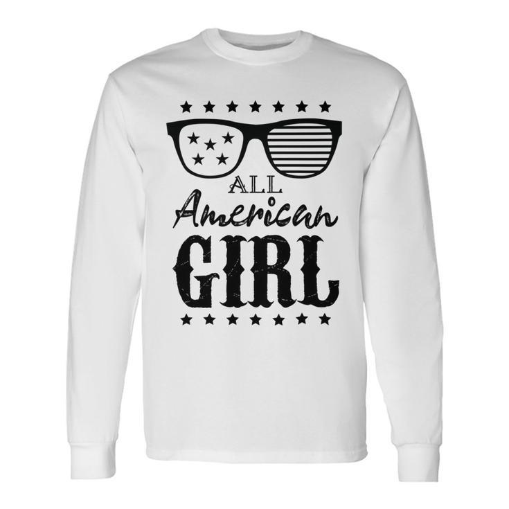 All American Girl 4Th Of July Family Matching Sunglasses  Unisex Long Sleeve