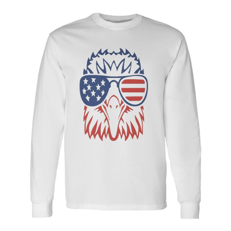 American Flag Eagle 4Th Of July Usa Sunglasses Patriotic Long Sleeve T-Shirt T-Shirt