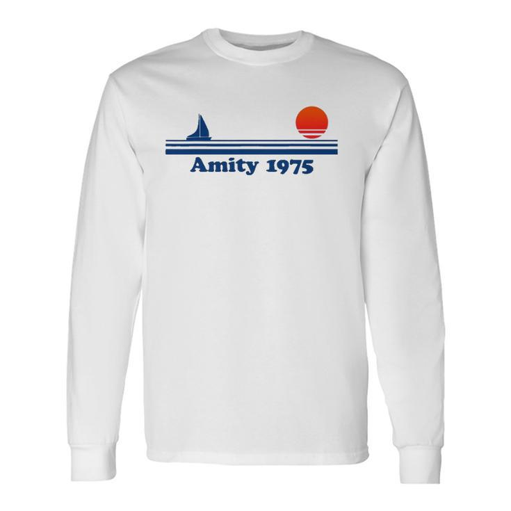 Amity Island Bait And Tackle Retro Fishing Long Sleeve T-Shirt T-Shirt