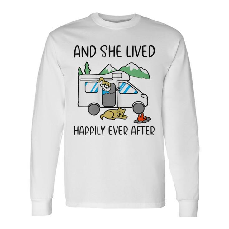 And She Lived Happily Ever After Unisex Long Sleeve