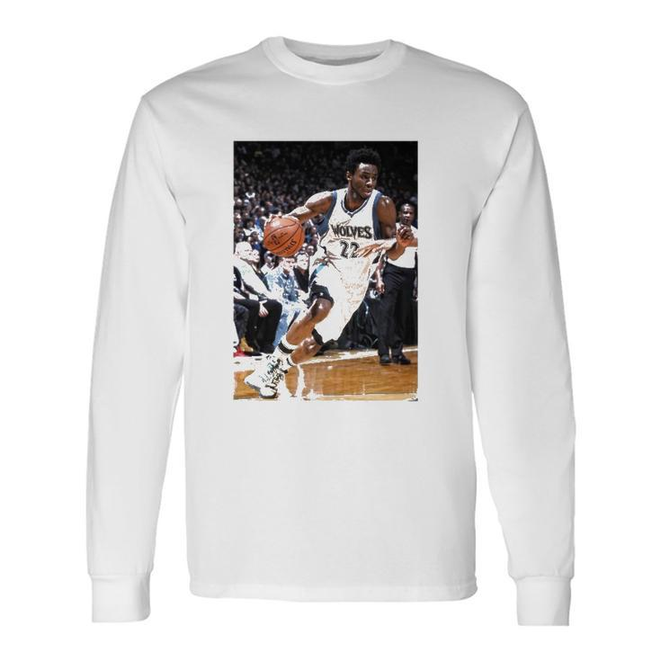 Andrew Wiggins Wolves 22 Cahier À Spirale Basketball Lovers Long Sleeve T-Shirt T-Shirt