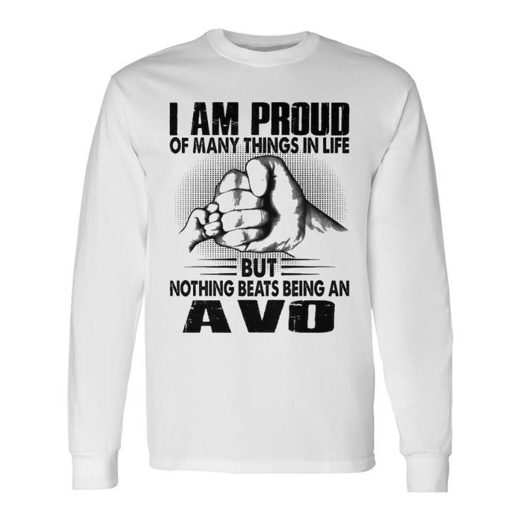 Avo Grandpa Nothing Beats Being An Avo Long Sleeve T-Shirt