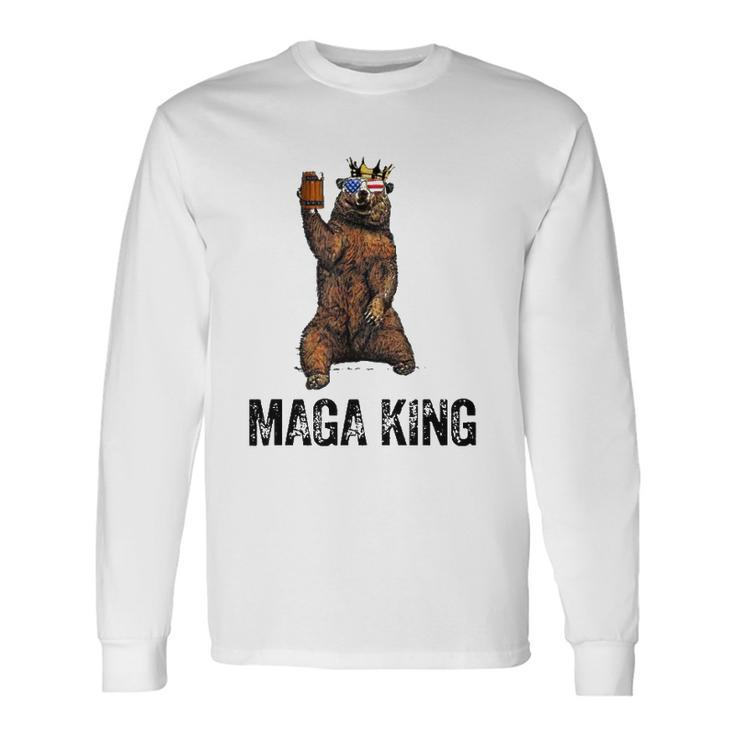 Bear Crown Maga King The Great Maga King Pro Trump Long Sleeve T-Shirt T-Shirt