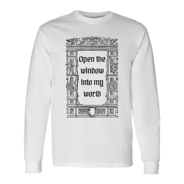 Black White Gothic Medieval Unisex Long Sleeve Gifts ideas