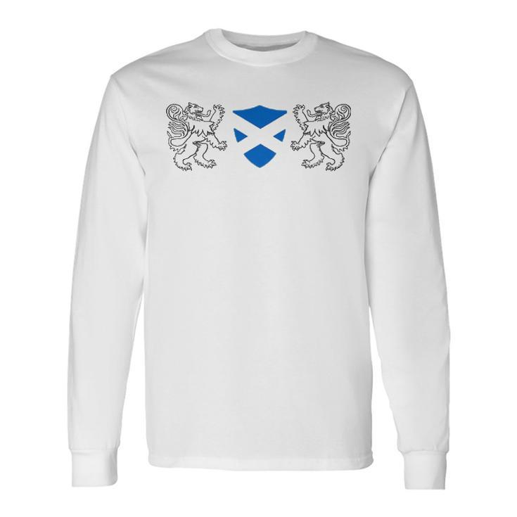 Campbell Scottish Clan Scotland Name Lion Shirt Long Sleeve T-Shirt