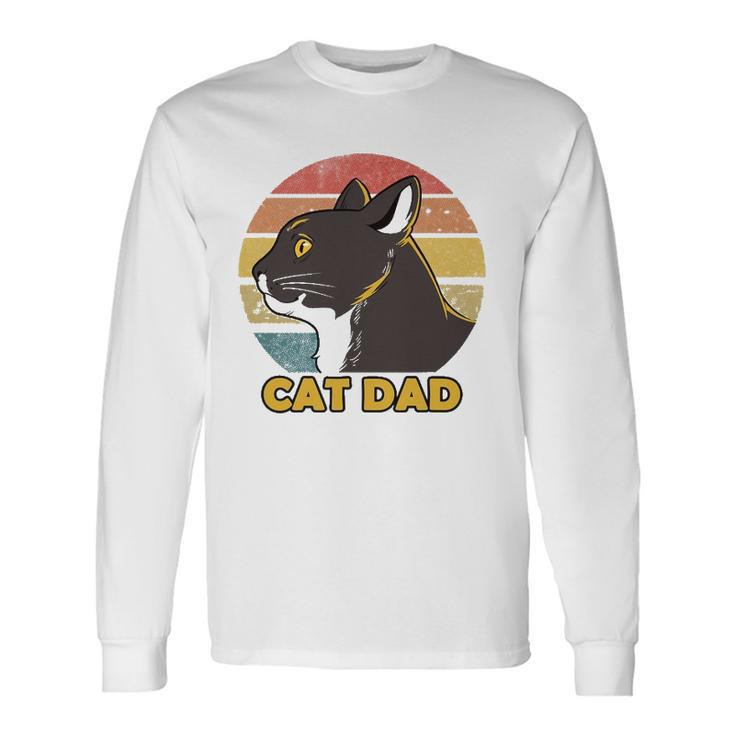 Cat Dad Fathers Day Long Sleeve T-Shirt T-Shirt