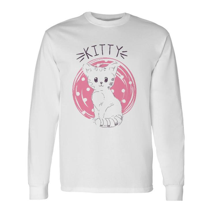 Cat Kitten Kitty Girl Long Sleeve T-Shirt T-Shirt