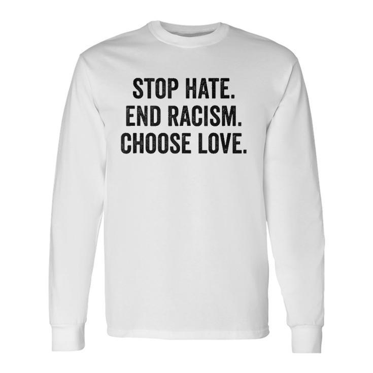 Choose Love Buffalo Stop Hate End Racism Choose Love Long Sleeve T-Shirt T-Shirt