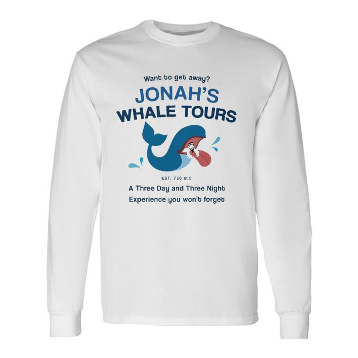 Christian Religious Bible Verse Jonahs Whale Long Sleeve T-Shirt T-Shirt