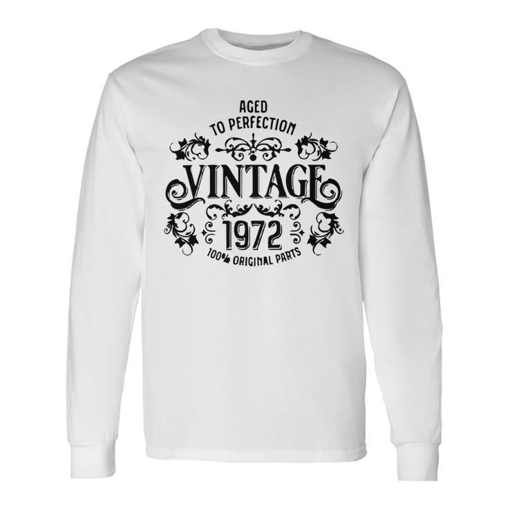 Copy Of  50Th Birthday Born 1972 Vintage  Unisex Long Sleeve