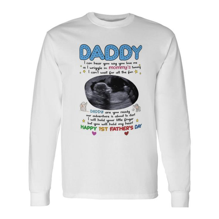 Daddy Happy 1St Fathers Day Dad To Be Mug Long Sleeve T-Shirt