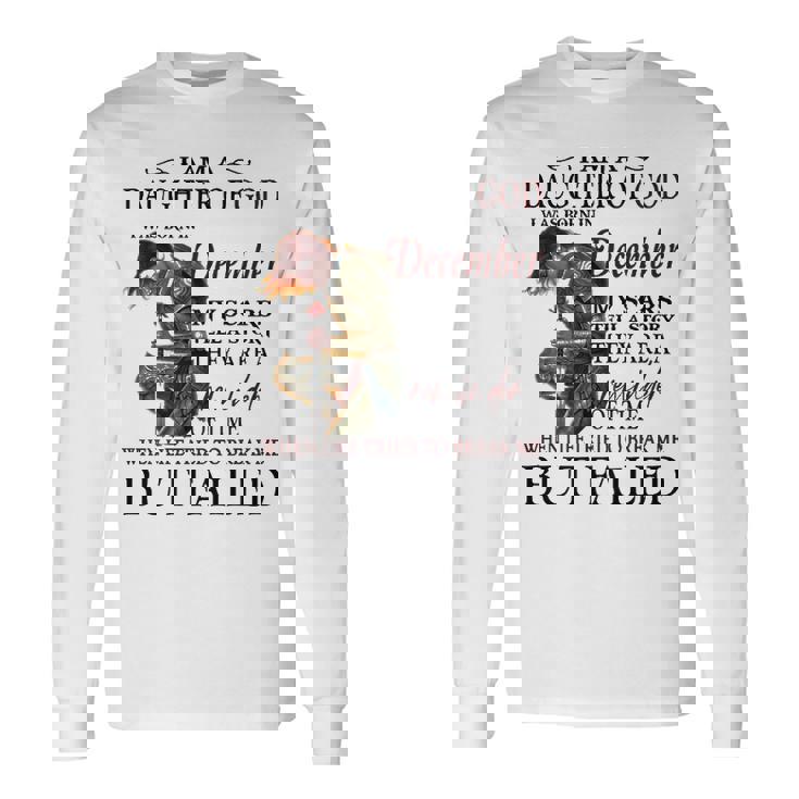 December Girl December Girl I Am A Daughter Of God Long Sleeve T-Shirt
