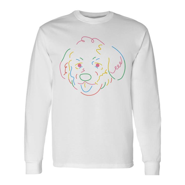 Dog Distraction Sticker Design Funny Dog Distraction Stickers Unisex Long Sleeve