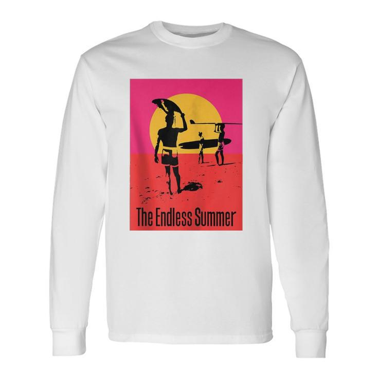 The Endless Summer Classic Surf Lovers Movie Poster Zip Long Sleeve T-Shirt T-Shirt