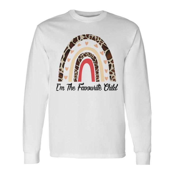 Funny Im The Favourite Child Siblings Family Tees Gift Essential Tshirt V2 Unisex Long Sleeve