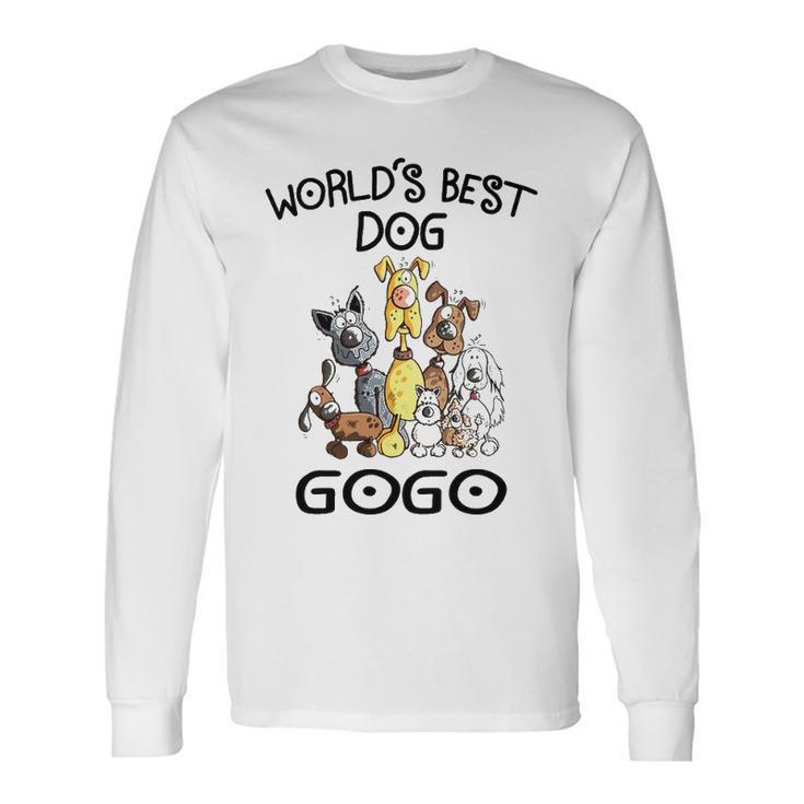 Gogo Grandma Worlds Best Dog Gogo Long Sleeve T-Shirt