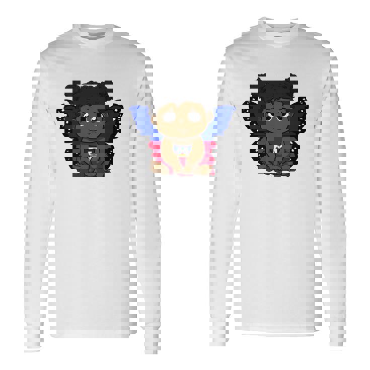 Haiti Haitian Love Flag Princess Girl Kid Wings Butterfly Unisex Long Sleeve