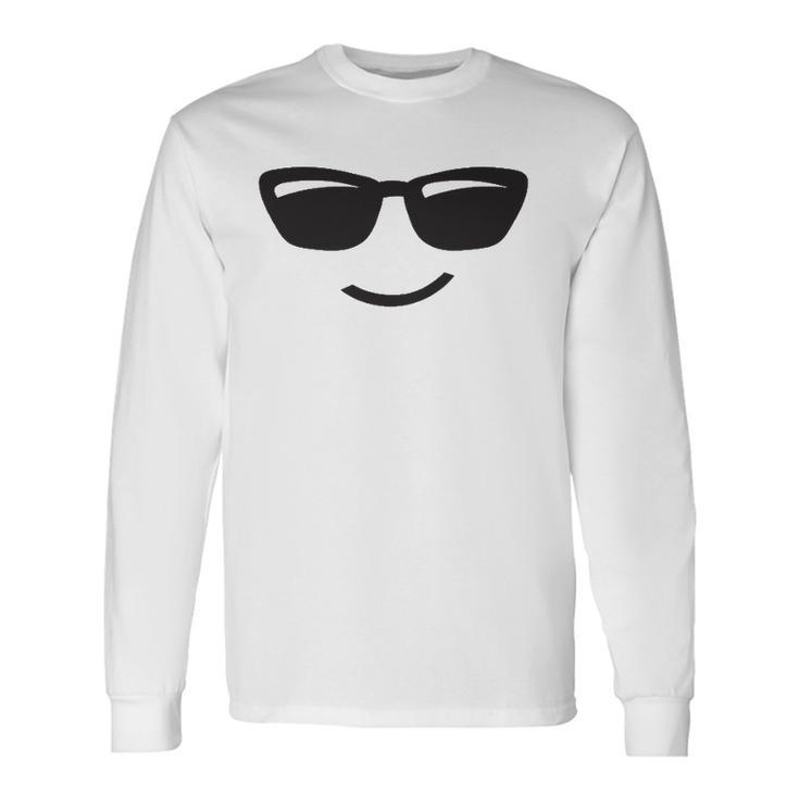 Halloween Costume Sunglasses Emoticon Face Group Tee Long Sleeve T-Shirt T-Shirt