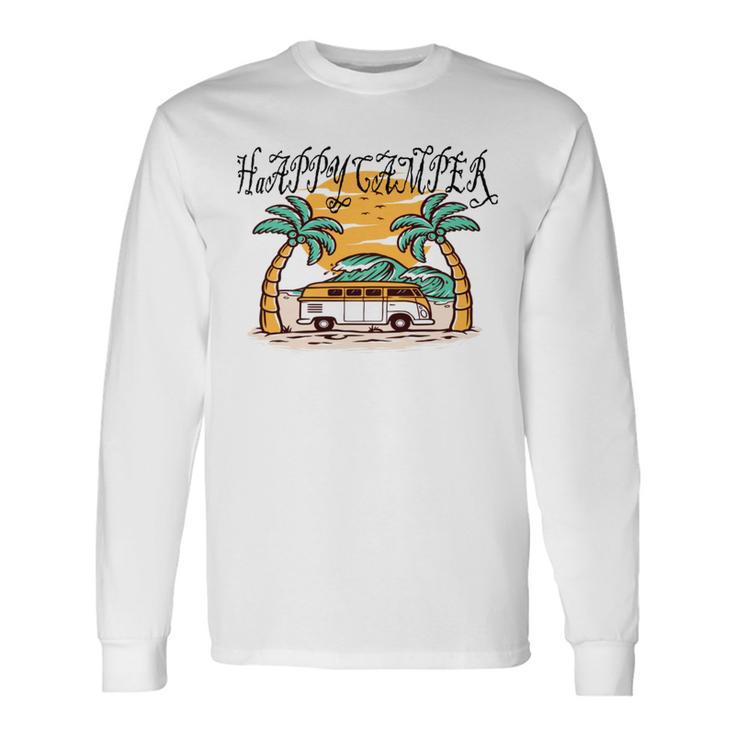 Happy Camper V2 Unisex Long Sleeve Gifts ideas