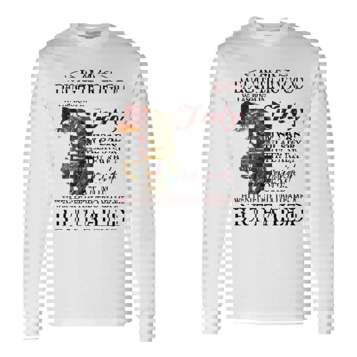 July Girl July Girl I Am A Daughter Of God Long Sleeve T-Shirt
