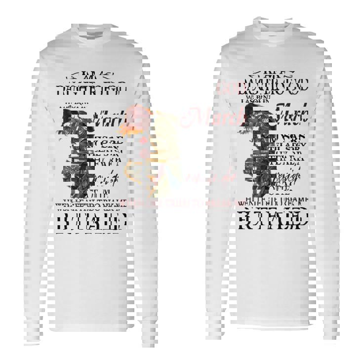 March Girl March Girl I Am A Daughter Of God Long Sleeve T-Shirt