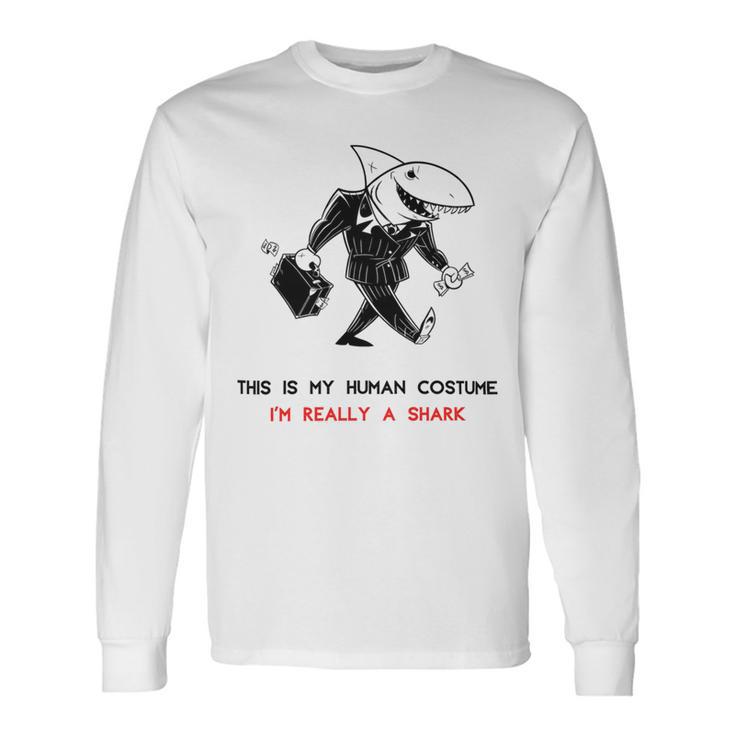 Money Shark Unisex Long Sleeve Gifts ideas