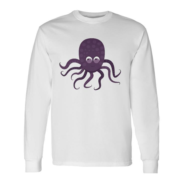 Moody Octopus Lovers Sea Animal Lovers Long Sleeve T-Shirt T-Shirt