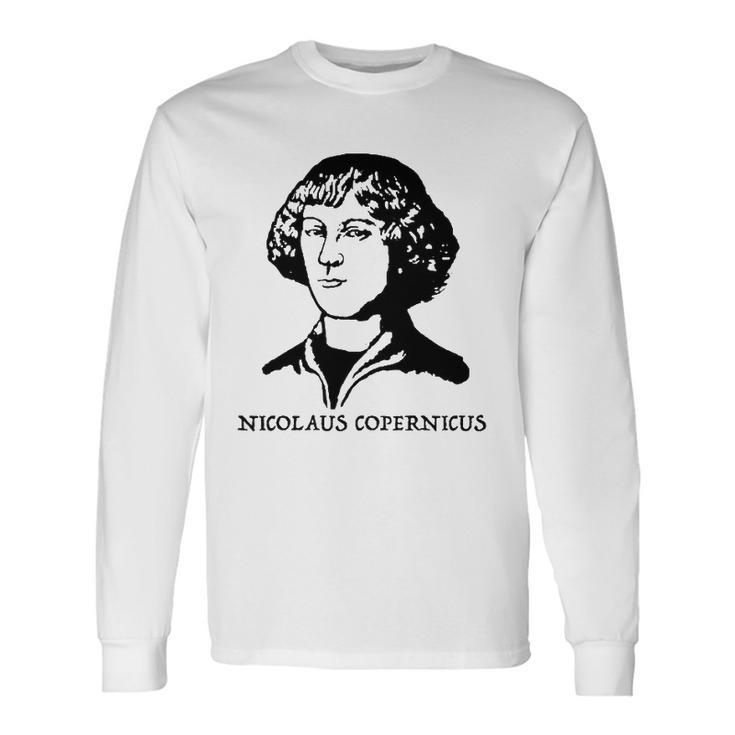 Nicolaus Copernicus Portraittee Long Sleeve T-Shirt T-Shirt