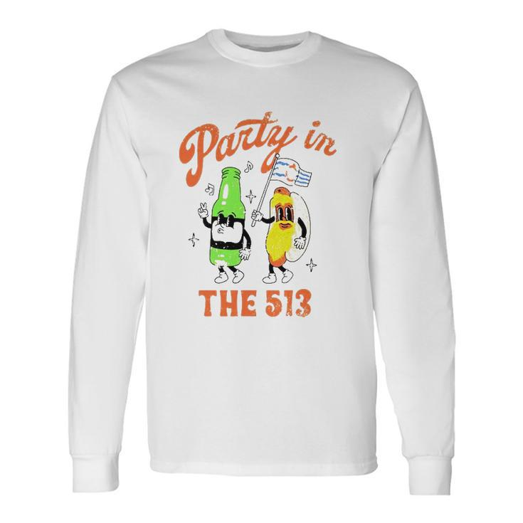 Party In The 513 Baseball Player Long Sleeve T-Shirt T-Shirt