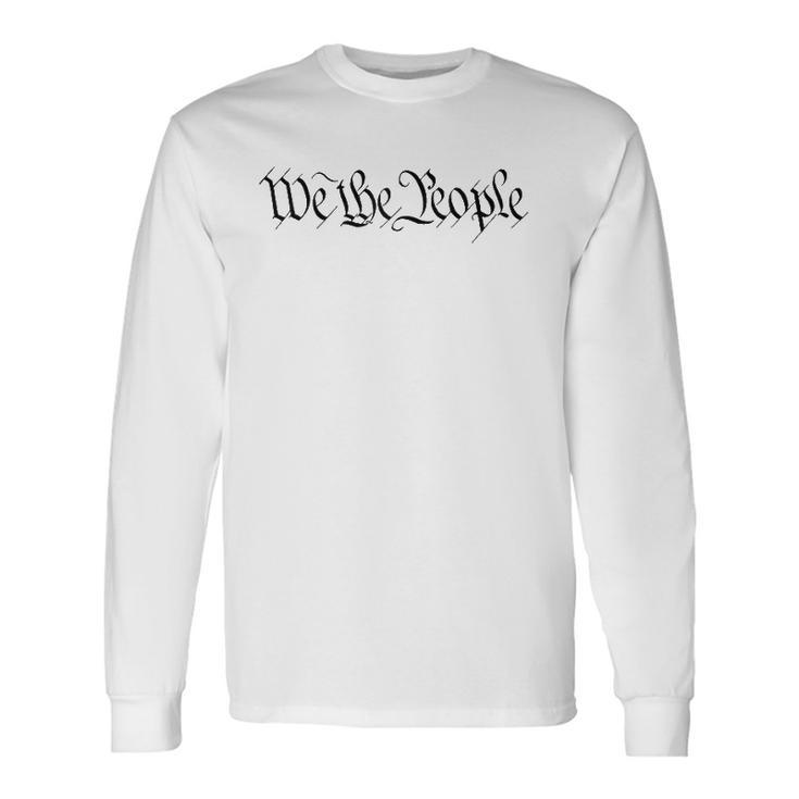 We The People Constitution Bill Of Rights American Raglan Baseball Tee Long Sleeve T-Shirt T-Shirt