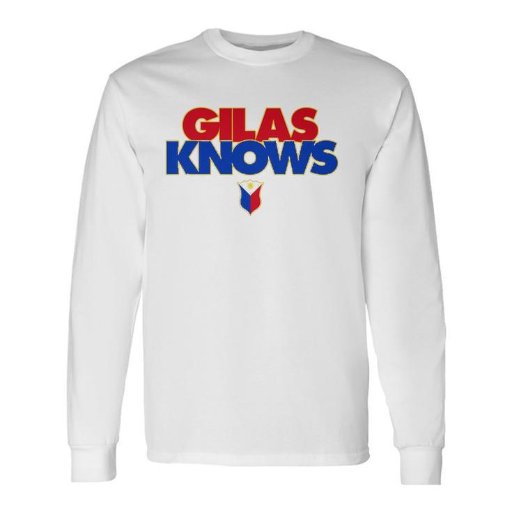 Philippines Basketball Gilas Knows Long Sleeve T-Shirt T-Shirt