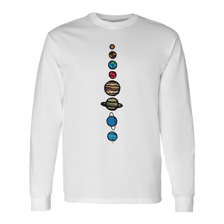 Planets Colour Unisex Long Sleeve