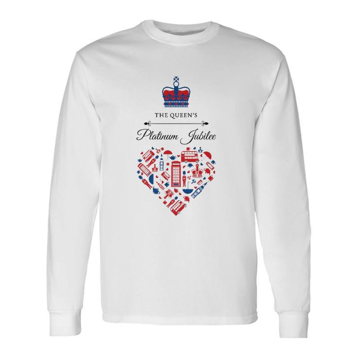 Queens Jubilee Queen Elizabeth Queen Crown Long Sleeve T-Shirt T-Shirt