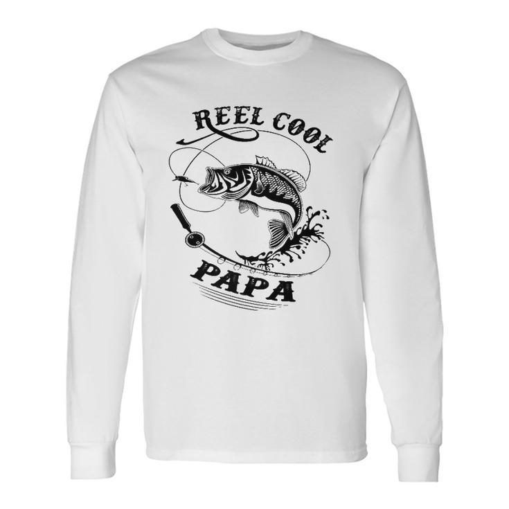 Reel Cool Papa Tee Cool Fisherman Tee Long Sleeve T-Shirt T-Shirt
