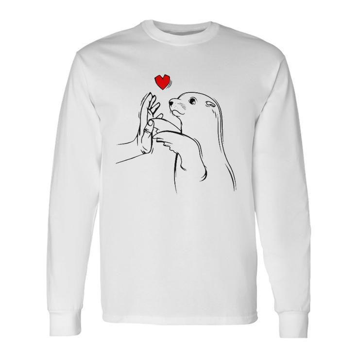 Seal Lover Sea Lion Seals Girls Boys Long Sleeve T-Shirt T-Shirt