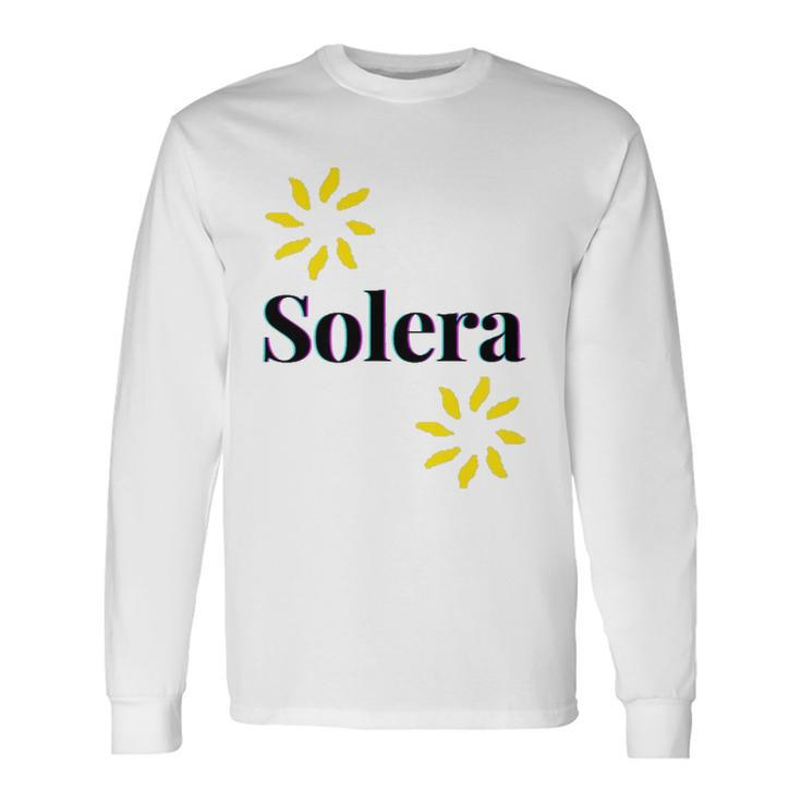 Solera Wine Drinking Spanish Sherry Long Sleeve T-Shirt