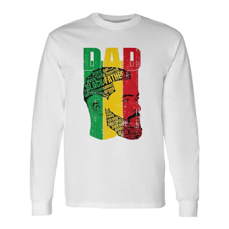 Strong Black Dad King African American Long Sleeve T-Shirt T-Shirt Gifts ideas