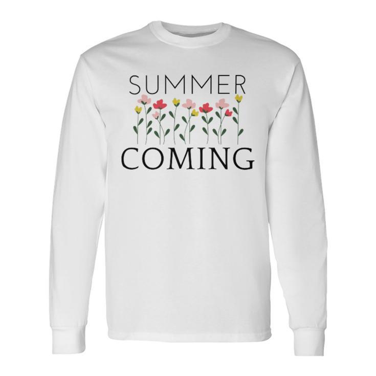 Summer Coming Unisex Long Sleeve Gifts ideas