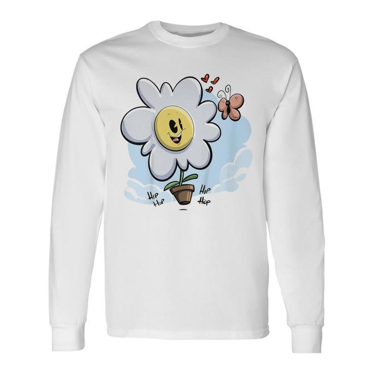 Sunflower Butterfly Sunshine Long Sleeve T-Shirt