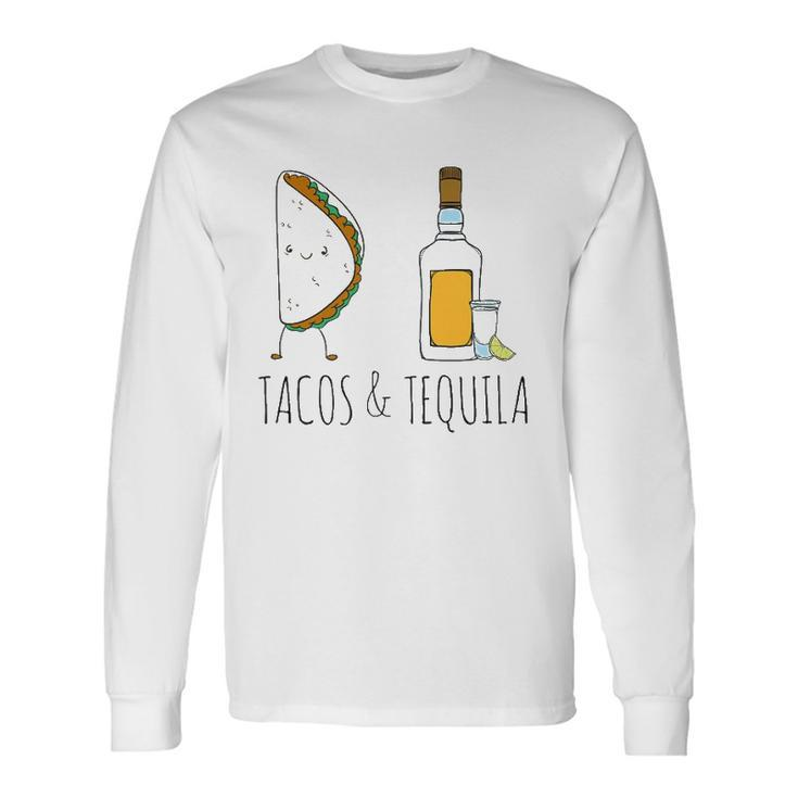 Tacos & Tequila Drinking Party Long Sleeve T-Shirt T-Shirt