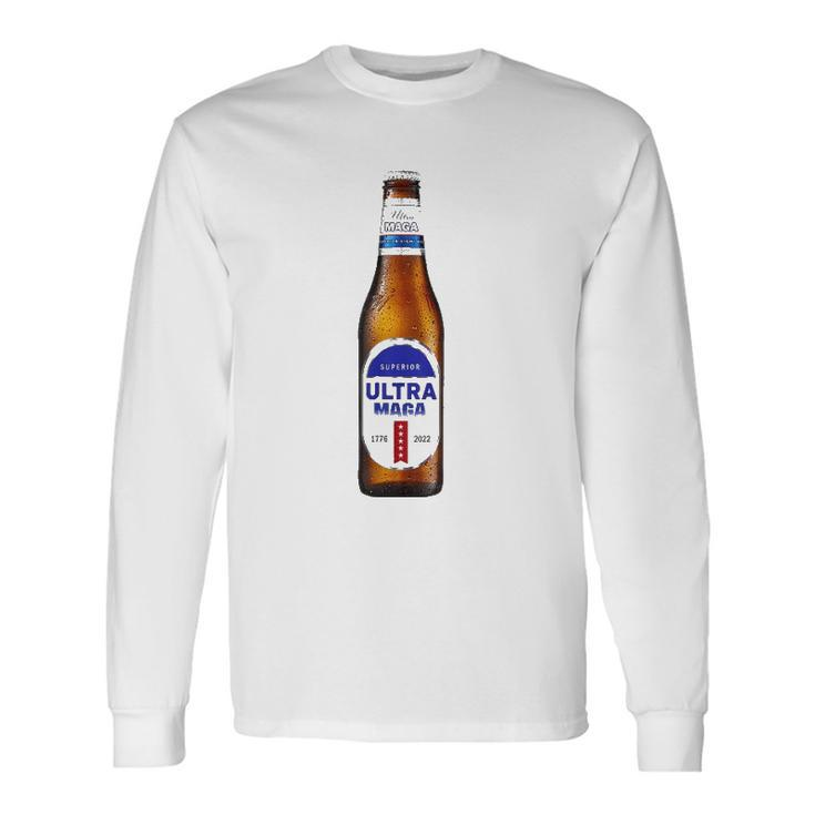 Ultra Maga Anti Joe Biden Ultra Maga Beer Long Sleeve T-Shirt T-Shirt