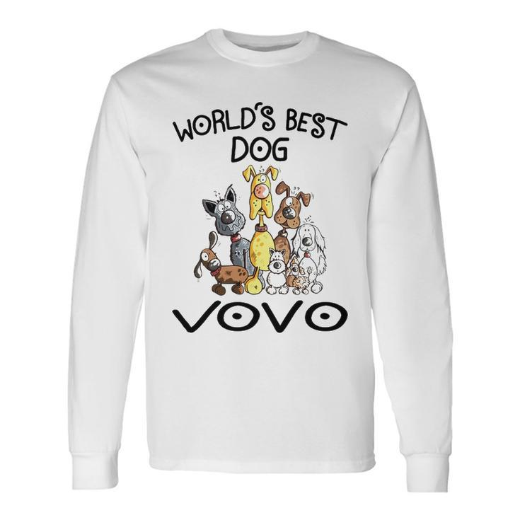 Vovo Grandpa Worlds Best Dog Vovo Long Sleeve T-Shirt