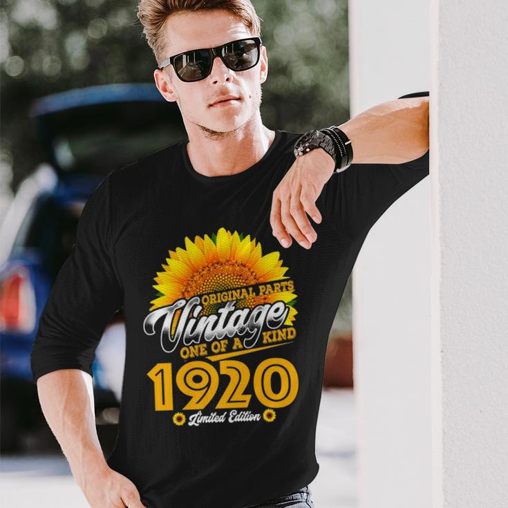 1920 Birthday Woman 1920 One Of A Kind Limited Edition Long Sleeve T-Shirt Gifts for Him