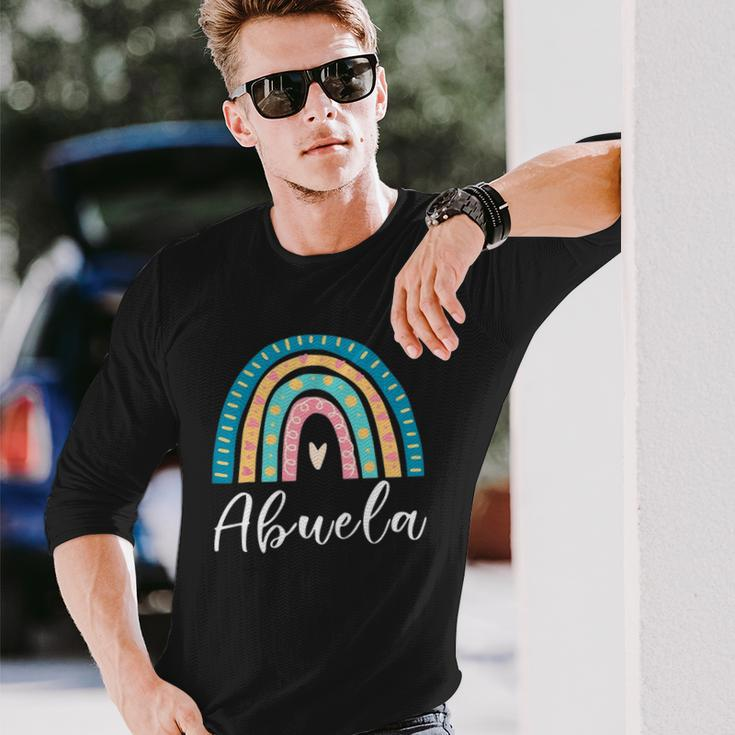 Abuela Rainbow For Matching Birthday Long Sleeve T-Shirt T-Shirt Gifts for Him