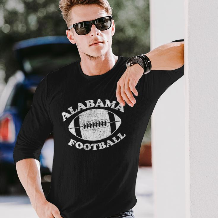 Alabama Football Vintage Distressed Style Long Sleeve T-Shirt T-Shirt Gifts for Him