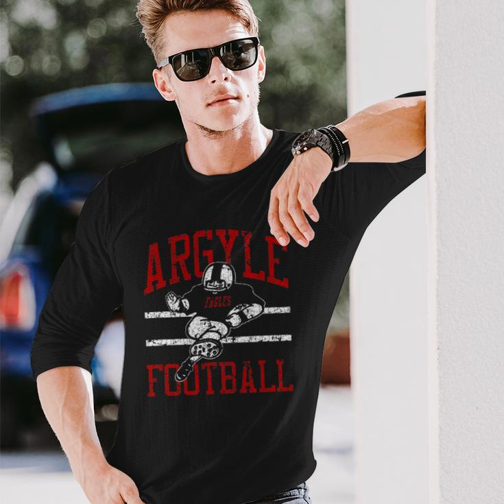 Argyle Eagles Fb Player Vintage Football Long Sleeve T-Shirt T-Shirt Gifts for Him