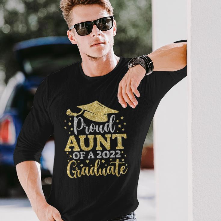 Aunt Senior 2022 Proud Aunt Of A Class Of 2022 Graduate Long Sleeve T-Shirt T-Shirt Gifts for Him