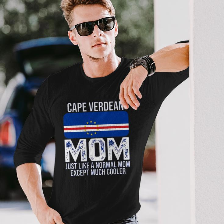 Cape Verdean Mom Cape Verde Flag For Long Sleeve T-Shirt T-Shirt Gifts for Him