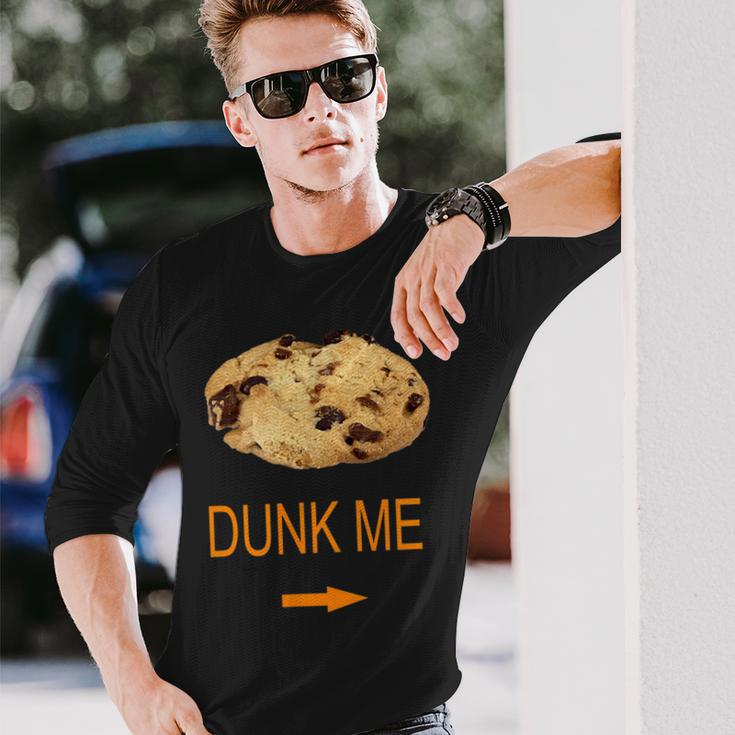 Chocolate Chip Cookie Lazy Halloween Costumes Match Long Sleeve T-Shirt Gifts for Him